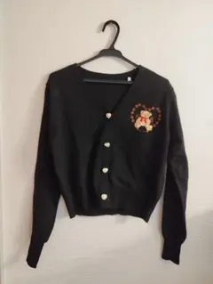 クマ カーディガン