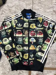 アディダス オリジナルス 帽子プリント トラックジャケット 105 K0400 