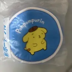 ポムポムプリン 一番くじ　ポーチ（ブルー）