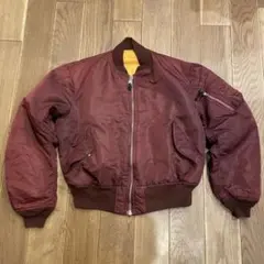 90's USA製 ALPHA INDUSTRIES MA-1 ボルドー XL