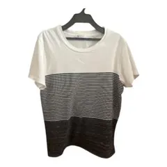 タケオキクチ　半袖Tシャツ ホワイト×ブラック ボーダーのサムネイル