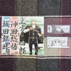 銀魂　クリアステッカーコレクション　神楽　特典　ポストカード　銀時　土方　沖田