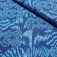 ★modern STcirclfe<キャンバス>生地 布 はぎれ[青]