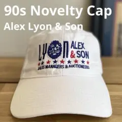 【90s 企業ロゴ】USAヴィンテージ キャップ ホワイトノベルティ スーベニアのサムネイル