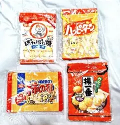 新品⭐柿の種 揚一番 ぽたぽた焼 ハッピーターン巾着袋ポーチ亀田製菓ガチャガチャ