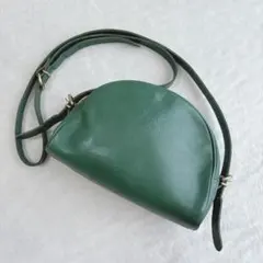 極美品 OLD COACH オールドコーチ ショルダー 人気色ダークグリーン 