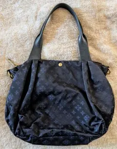 ラシット 濃紺 ナイロン ミニ ショルダー 肩掛け可 美品