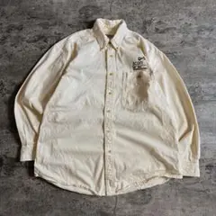Lee 3com ロゴ刺繍 シャツ ヴィンテージ Lサイズ ゆるダボ メンズ古着