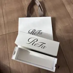 ReFa ギフトボックス(空箱)、ショップ袋