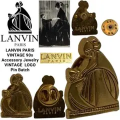 LANVIN PARIS VINTAGE ランバン ヴィンテージ ロゴピンバッチのサムネイル