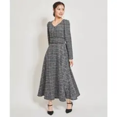 31 sons de mode ツイードワンピース