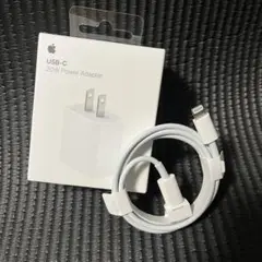 【Apple純正品】急速充電器20wとUsb-C Lightningケーブル