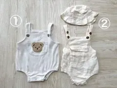 60-70cmまとめ売り ベビー服 ボディスーツ ハット 帽子 サロペット