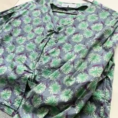 ZARA ザラ ボタニカル柄 トップス （164cm / 大人S相当）