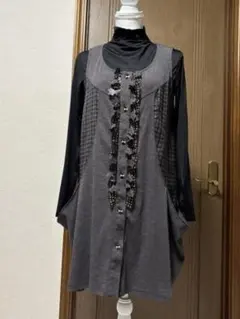 【新品タグ付き】OLLEBOREBLA アルベロベロ ロングチュニック　ラメ 楽天市場】チュニック（ブランドアルベロベロ）（レディース