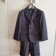 子供用セレモニースーツ３点セット：ジャケット、ハーフパンツ、ネクタイ