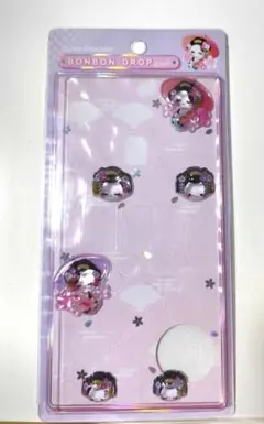 おすそわけ　ボンボンドロップシール　和柄 舞妓 お裾分け