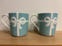Tiffany ブルーリボン　マグカップ 2個セット