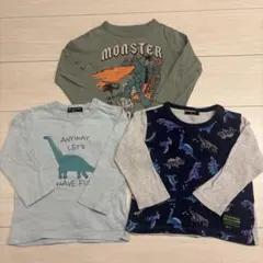 ロングTシャツ3枚セット 90cm