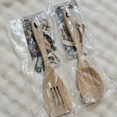 新品 D&S 天然木 スプーン 穴あきターナーのサムネイル