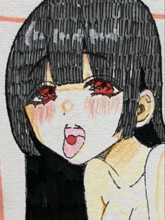 オリジナルイラスト　一点物　原画　手書きアナログイラスト　No.1