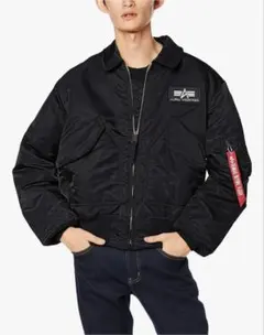 ALPHA INDUSTRIES ボンバージャケット Mサイズ ブラック