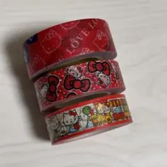 2011年製 サンリオ ハローキティ マスキングテープ 3個セット 希少