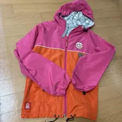 フード付きジャケット ピンクオレンジ 100cm以上