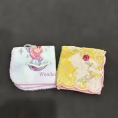 新品未使用Disneyタオルハンカチ二枚組