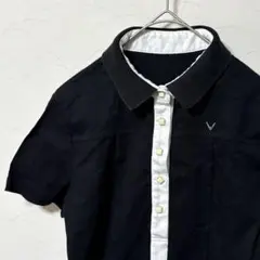 キャロウェイ Callaway ゴルフウェア 半袖ポロシャツ 黒 レディース M