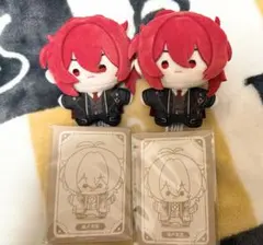 原神 璀夜華宴 煌めく夜の宴 ディルック ぬいぐるみ カード 2点セット
