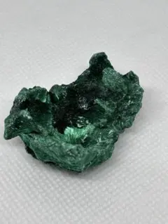 マラカイト 原石 鉱物 標本 繊維状結晶 ベルベット 孔雀石【希少】5