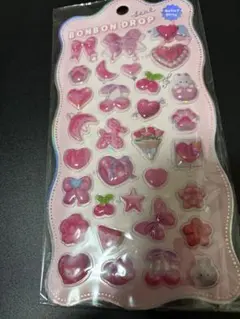 立体シール ピンク系