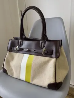 LOVELESS/GUILD PRIME ストライプデザイン トートバッグ