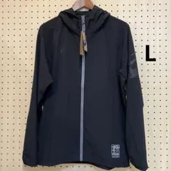 メンズはっ水ストレッチウーブンフーディー L（2031F167）