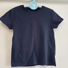 最終値下げ★美品★ネイビー クロップド丈 Tシャツ H&Mのサムネイル
