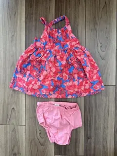 baby gap 花柄　セットアップ
