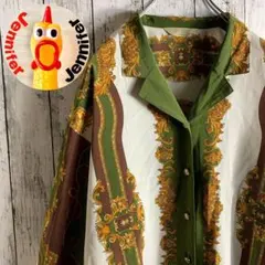 【レトロ古着】 レディース 90s シャツ ブラウス 希少デザイン 1点物 人気