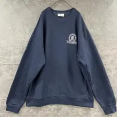 インディペンデント メンズクルーネックスウェット ロゴ XL 紺【5546】