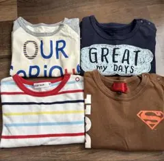 子ども長袖カットソー 90cm４点まとめ売り