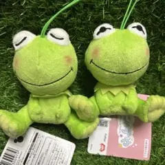 新品タグ付き ディズニーキャラクター むにゃすやマスコット カーミット