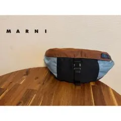 イタリア製 MARNI トリコロールカラー ボディ バッグ / マルニのサムネイル