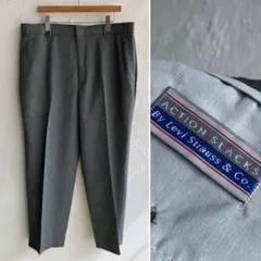 90S Levi's ACTION SLACKS グレー アクスラ 40のサムネイル