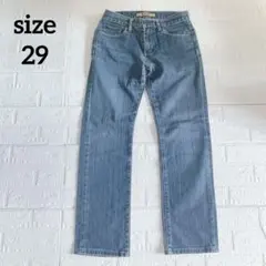 a0351 ユニクロ　スリムフィット　メンズ　ストレートデニム