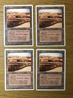 MTG 露天鉱床/Strip Mine 日本語版・英語版 4枚セット 第4版 - メルカリ