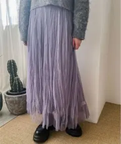 【新品未開封】LOWRYS FARM2wayレイヤードチュ—ルスカ—ト