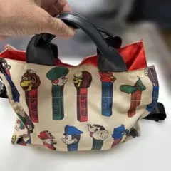 PEZ ペッツ 総柄 トートバッグ ハンドバッグ