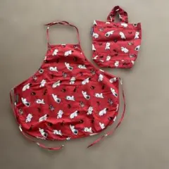 キッズエプロン　ムーミン　袋付きのサムネイル