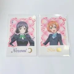 フォトカードコレクション ダイソー 東條希 星空凛 μ's ラブライブ！