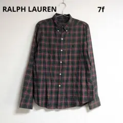 0643 RALPH LAUREN ラルフローレン チェック 長袖シャツ 7f